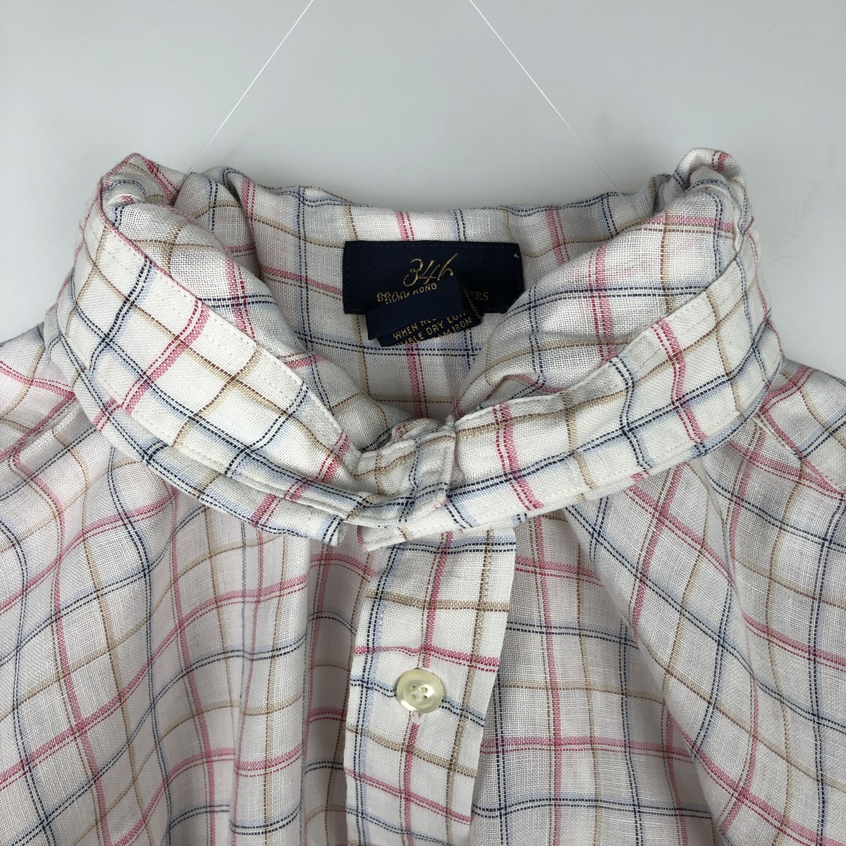 Brooks Brothers/ブルックスブラザーズ 346 長袖 リネン ボタンダウンシャツ