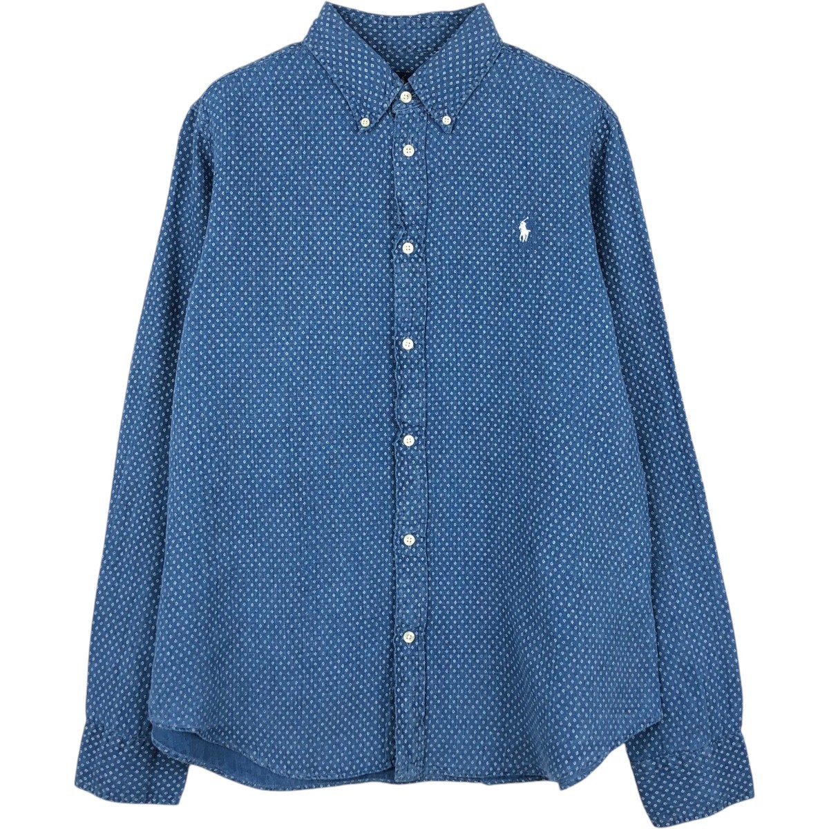 Ralph Lauren/ラルフローレン CLASSIC FIT クラシックフィット 長袖 リネンシャツ
