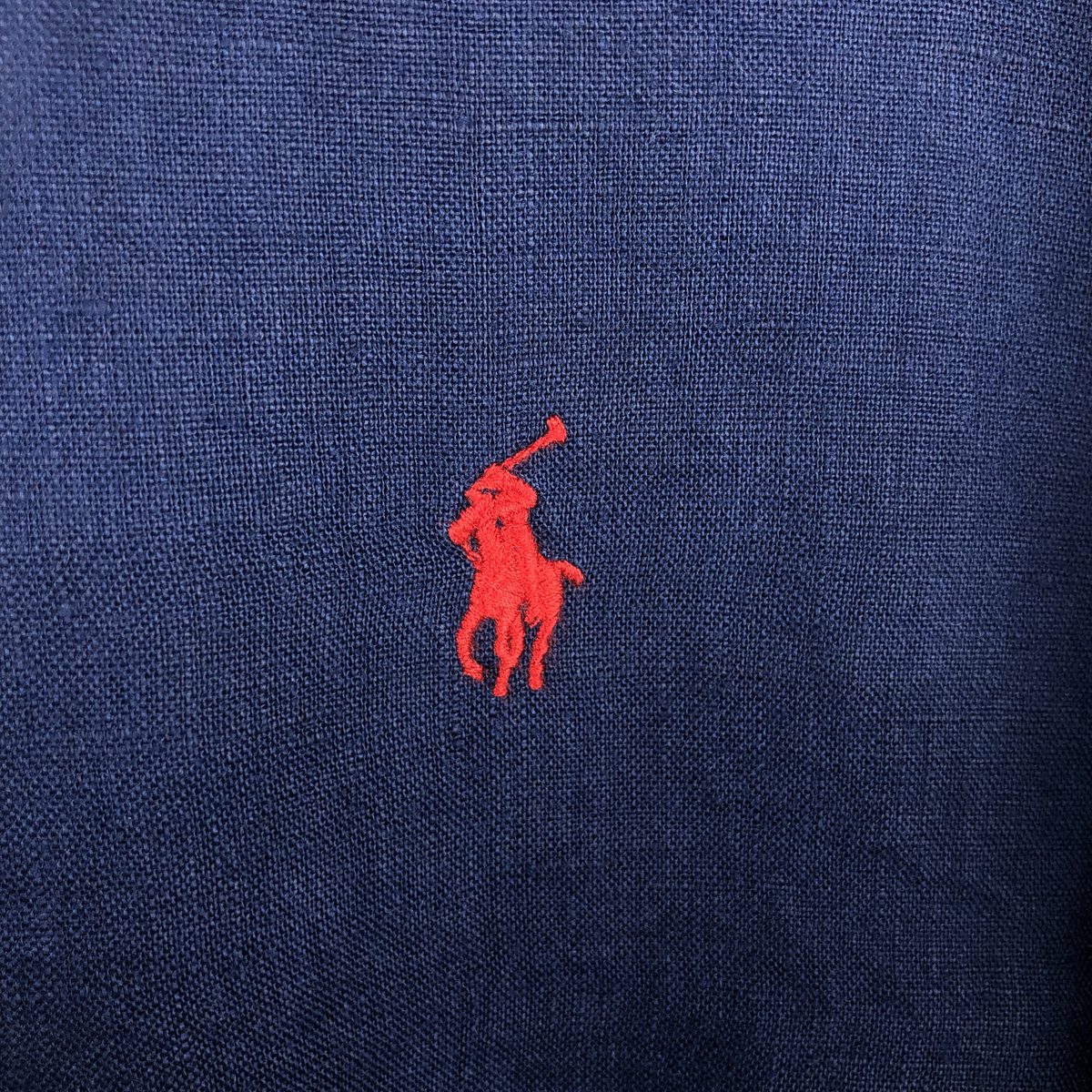 Ralph Lauren/ラルフローレン 長袖 リネン ボタンダウンシャツ