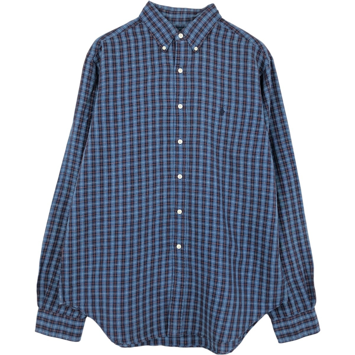 Ralph Lauren/ラルフローレン CLASSIC FIT クラシックフィット 長袖 リネン ボタンダウンシャツ