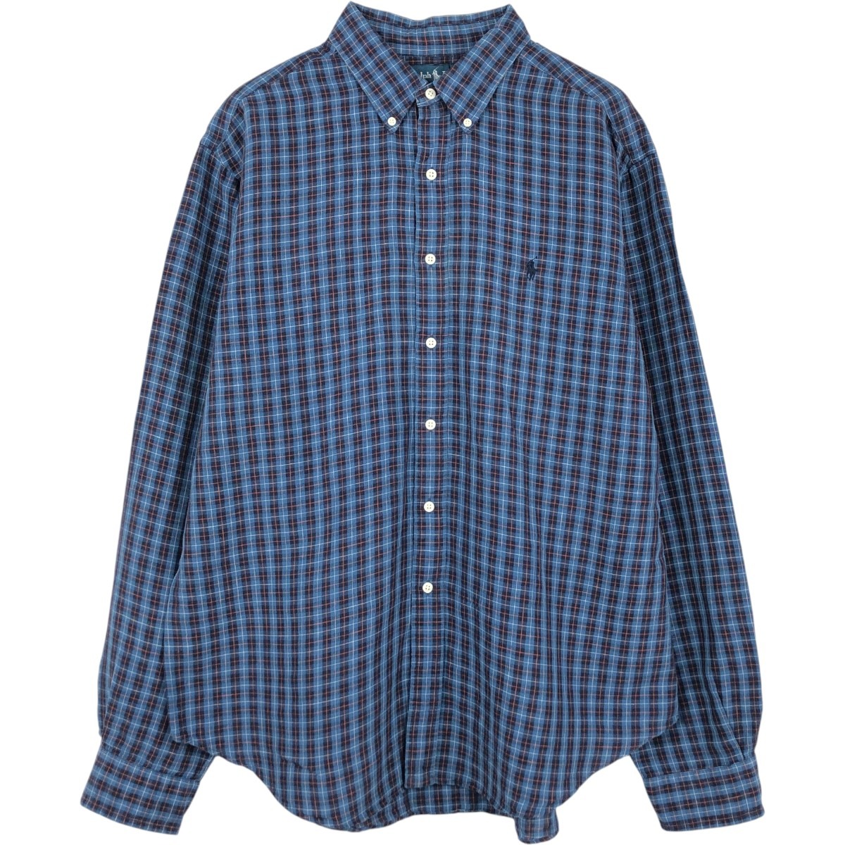 Ralph Lauren/ラルフローレン CLASSIC FIT クラシックフィット 長袖 リネン ボタンダウンシャツ