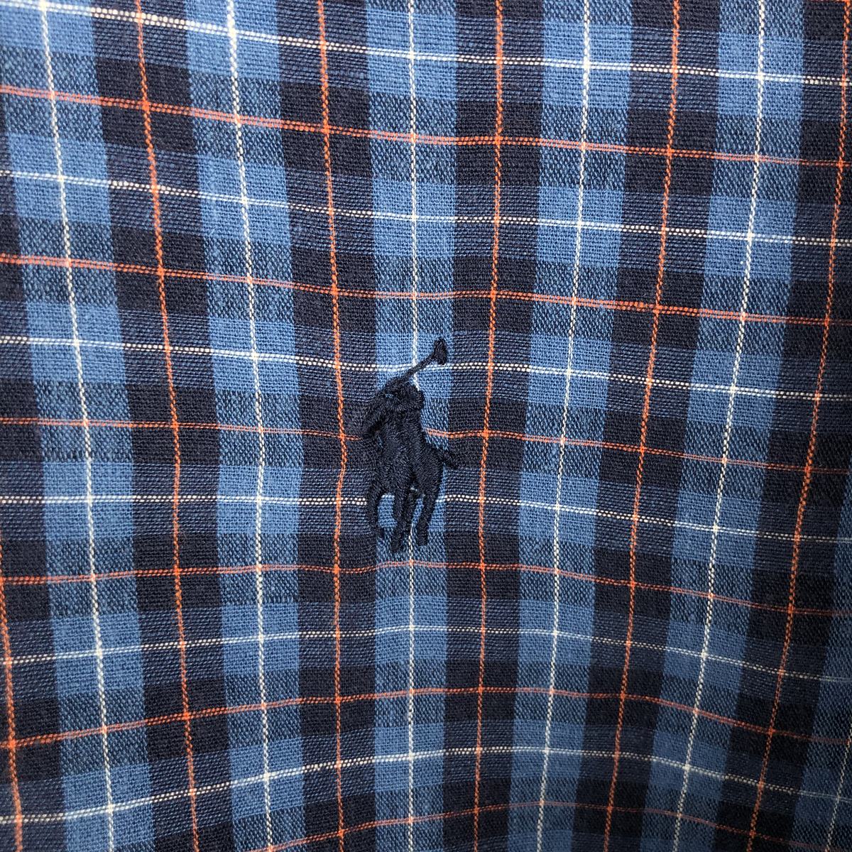 Ralph Lauren/ラルフローレン CLASSIC FIT クラシックフィット 長袖 リネン ボタンダウンシャツ