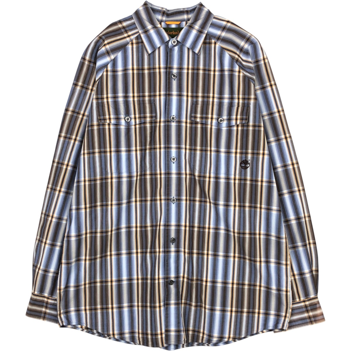 Timberland/ティンバーランド 長袖 コットンチェックシャツ