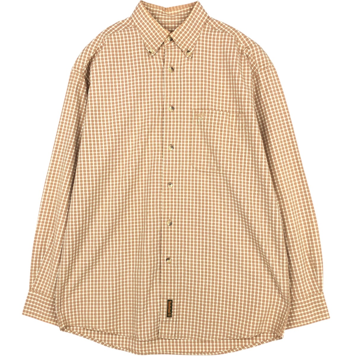 Timberland/ティンバーランド 長袖 コットンチェックシャツ