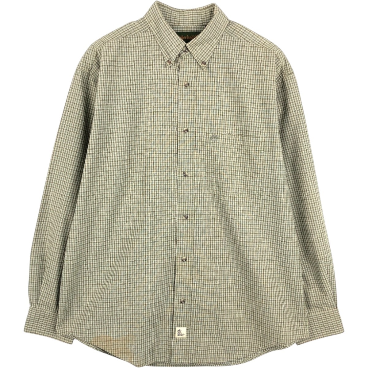 Timberland/ティンバーランド 長袖 ボタンダウンチェックシャツ