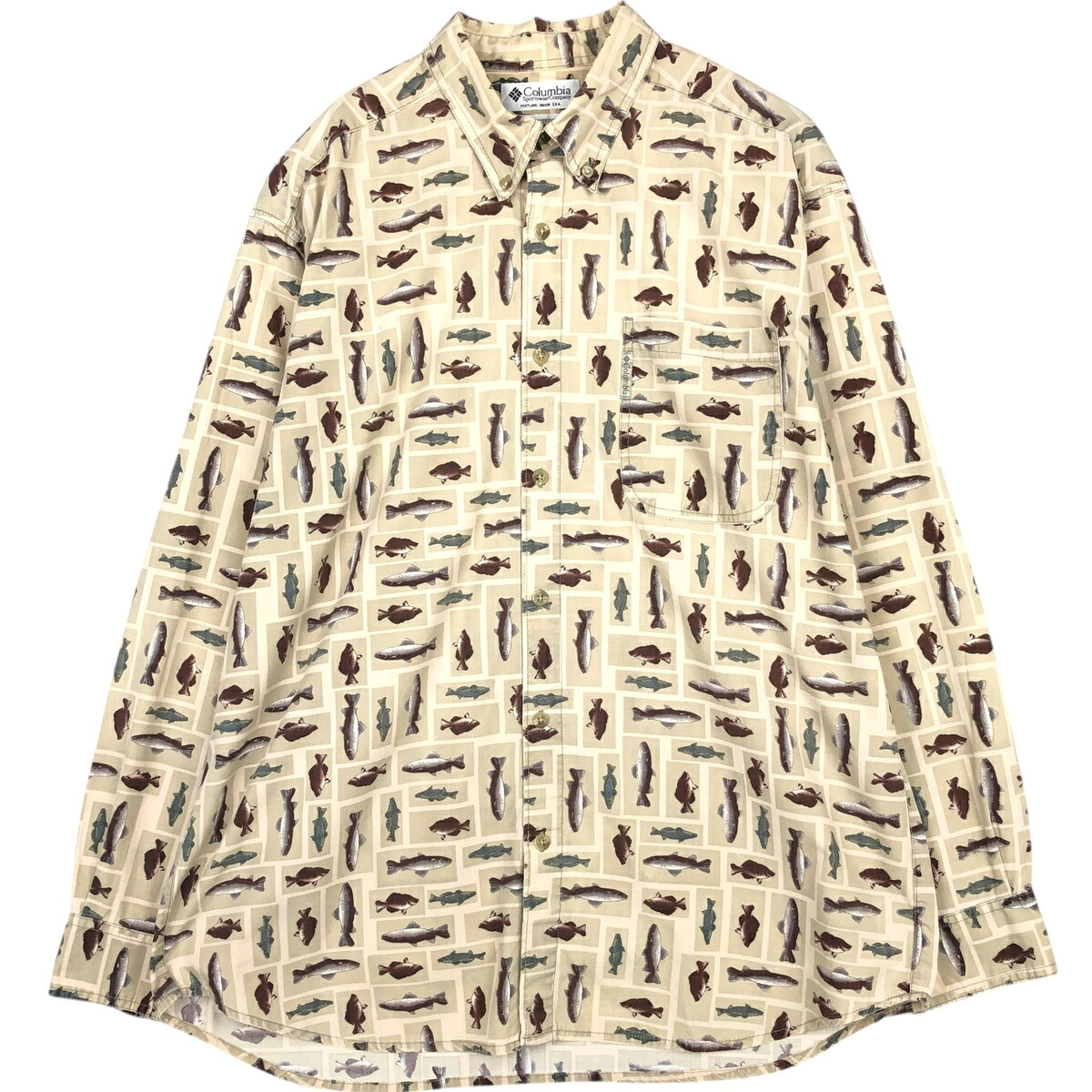 Columbia/コロンビア 長袖 ボタンダウンシャツ