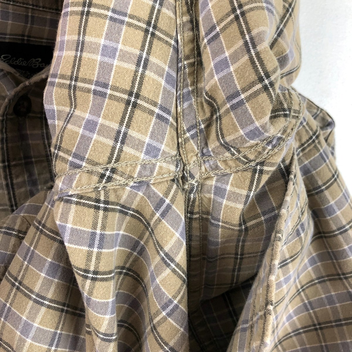 Eddie Bauer/エディーバウアー 長袖 コットンチェックシャツ