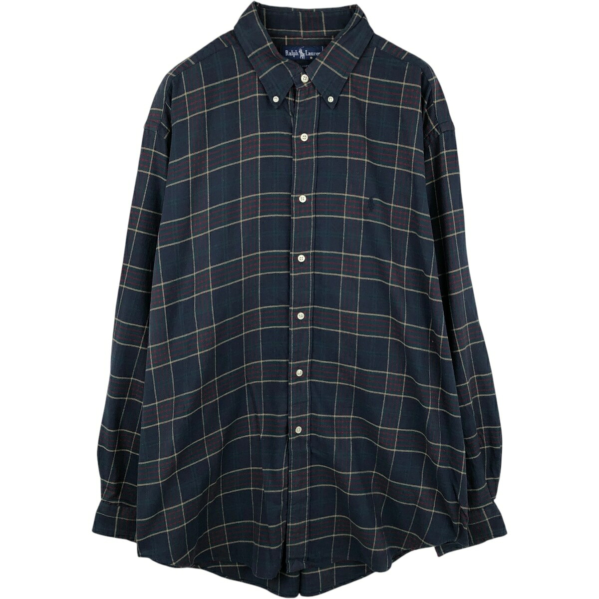 Ralph Lauren/ラルフローレン 長袖 ボタンダウンチェックシャツ