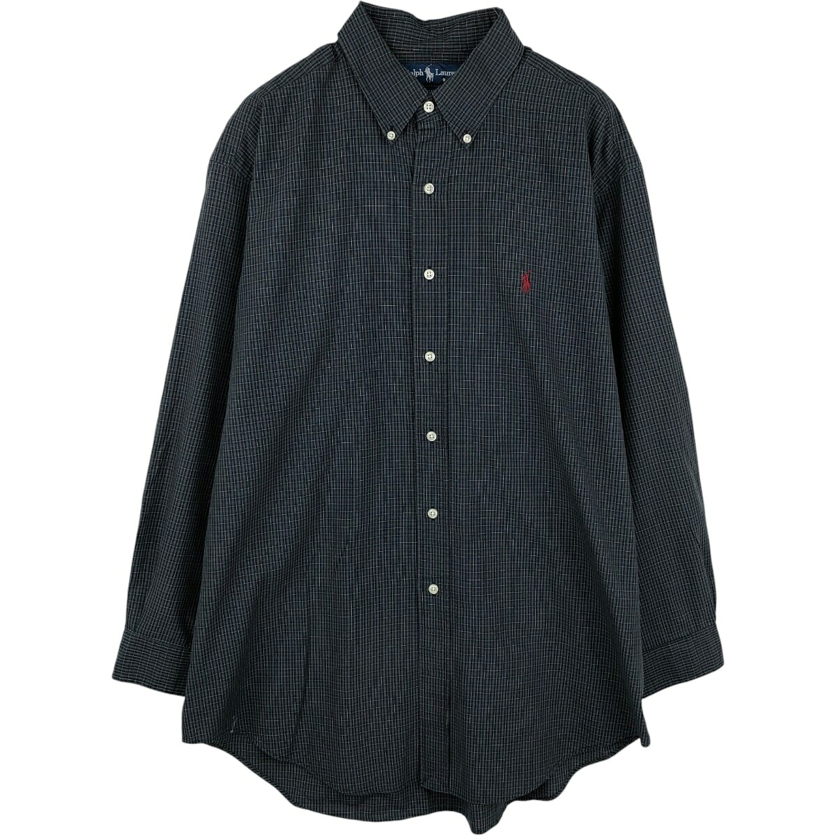 Ralph Lauren/ラルフローレン YARMOUTH 長袖 ボタンダウンチェックシャツ