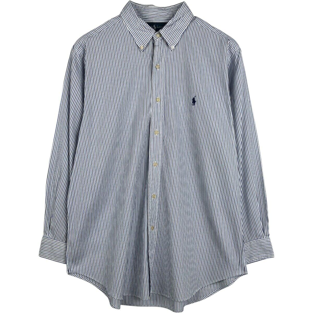 Ralph Lauren/ラルフローレン CLASSIC FIT 長袖 ボタンダウンストライプシャツ