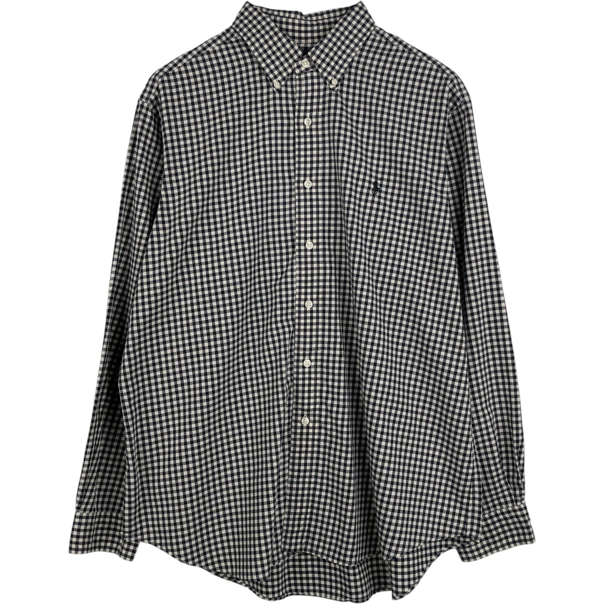 Ralph Lauren/ラルフローレン CLASSIC FIT 長袖 ボタンダウンチェックシャツ
