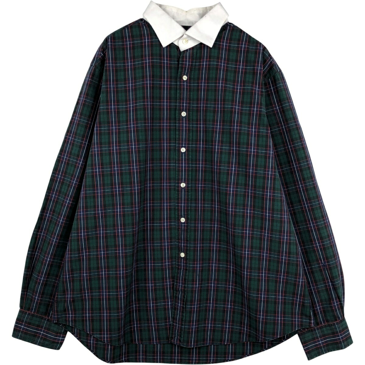 Ralph Lauren/ラルフローレン REGENT CUSTOM FIT チェック柄 クレリックシャツ