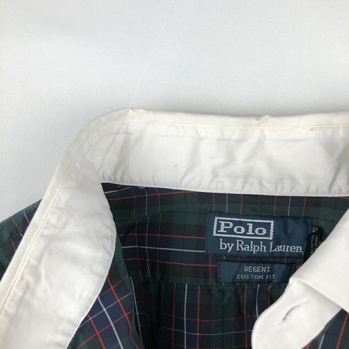 Ralph Lauren/ラルフローレン REGENT CUSTOM FIT チェック柄 クレリックシャツ