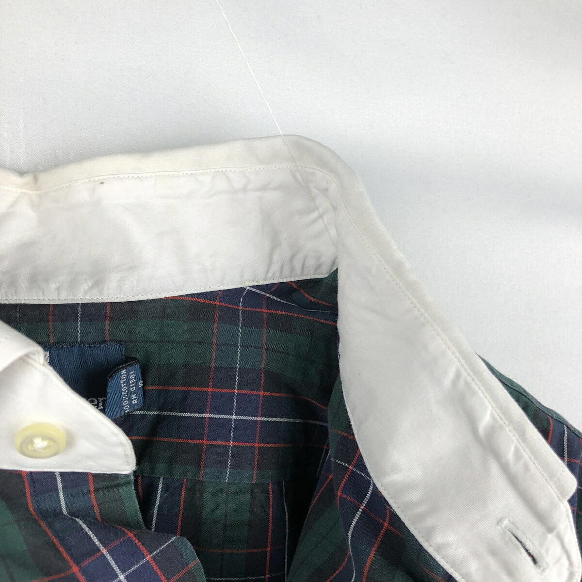 Ralph Lauren/ラルフローレン REGENT CUSTOM FIT チェック柄 クレリックシャツ