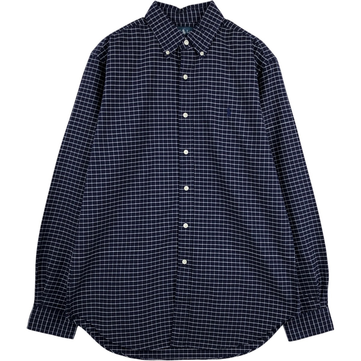 Ralph Lauren/ラルフローレン CLASSIC FIT 長袖 ボタンダウンチェックシャツ