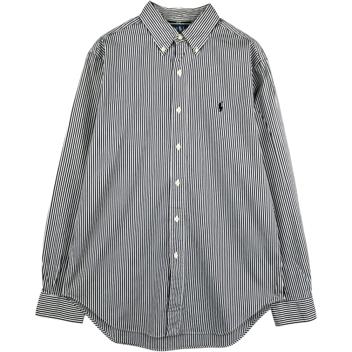 Ralph Lauren/ラルフローレン CLASSIC FIT 長袖 ボタンダウンストライプシャツ