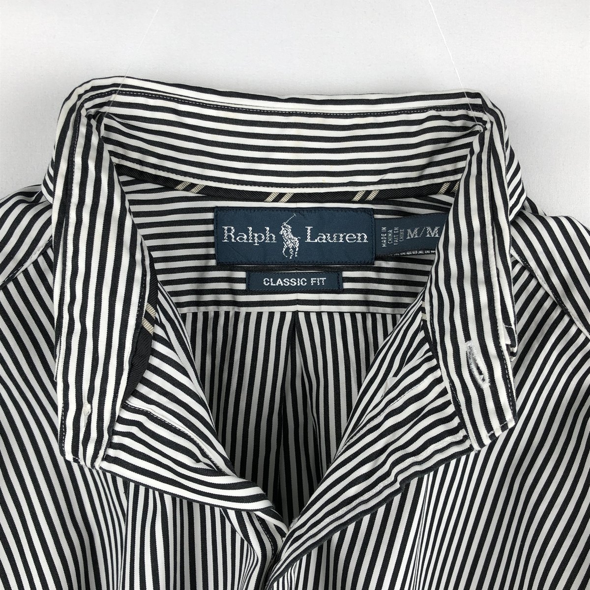 Ralph Lauren/ラルフローレン CLASSIC FIT 長袖 ボタンダウンストライプシャツ