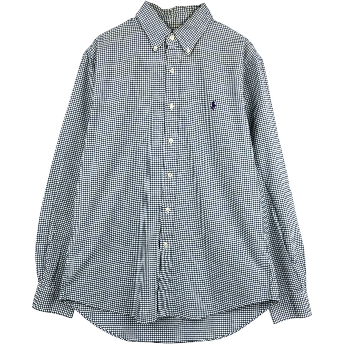 Ralph Lauren/ラルフローレン SLIM FIT 長袖 ボタンダウンチェックシャツ