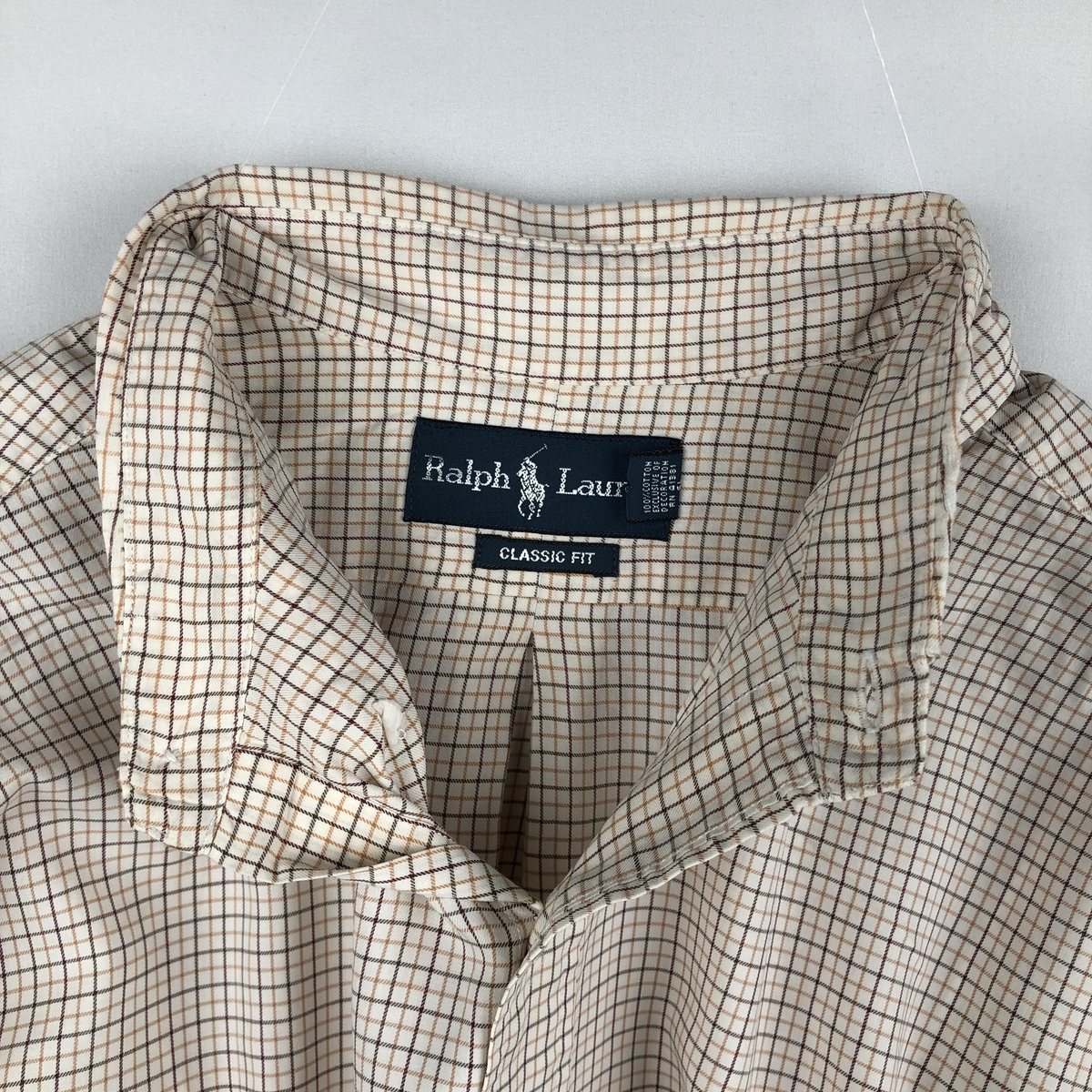 Ralph Lauren/ラルフローレン CLASSIC FIT 長袖 ボタンダウンチェックシャツ