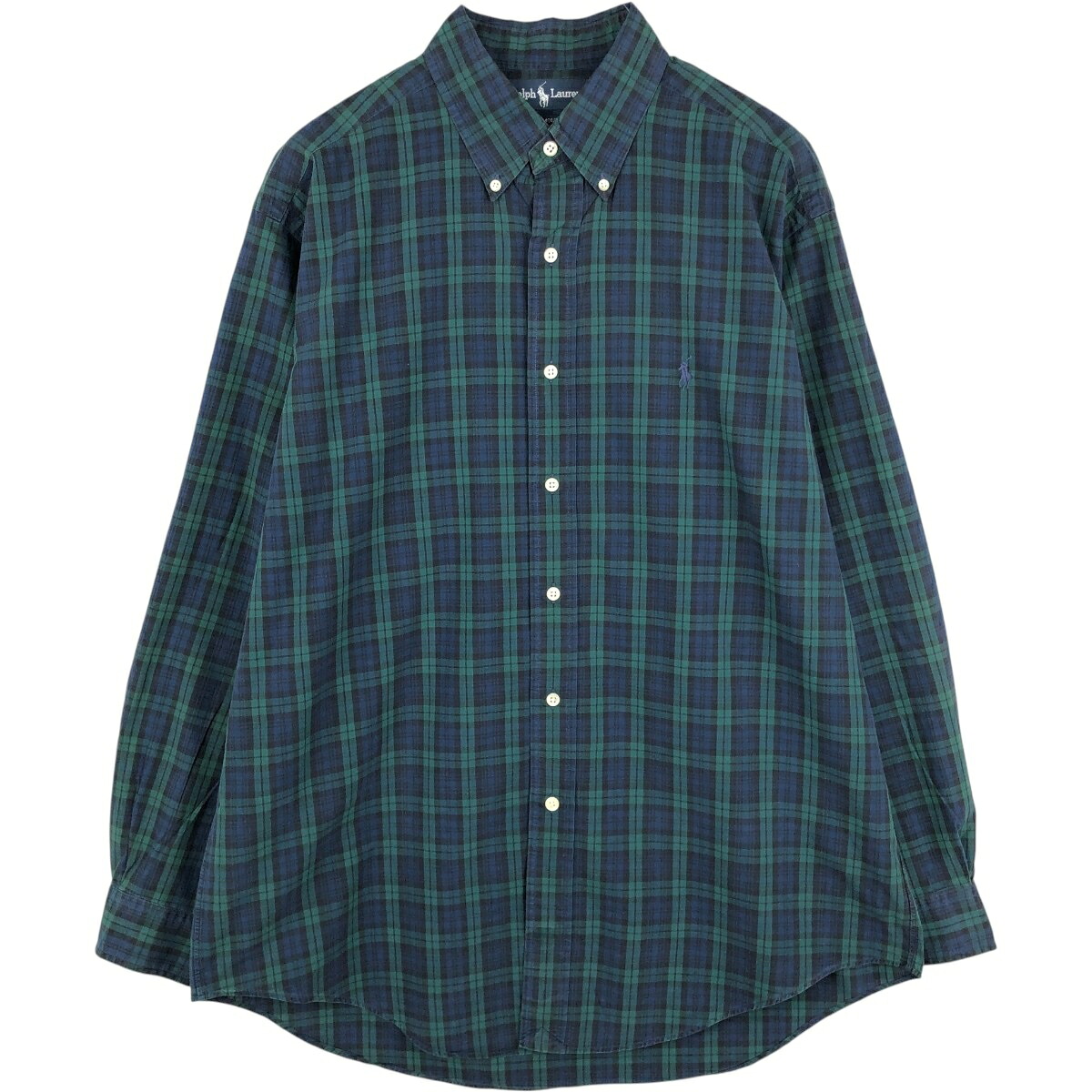 Ralph Lauren/ラルフローレン YARMOUTH 長袖 ボタンダウンチェックシャツ