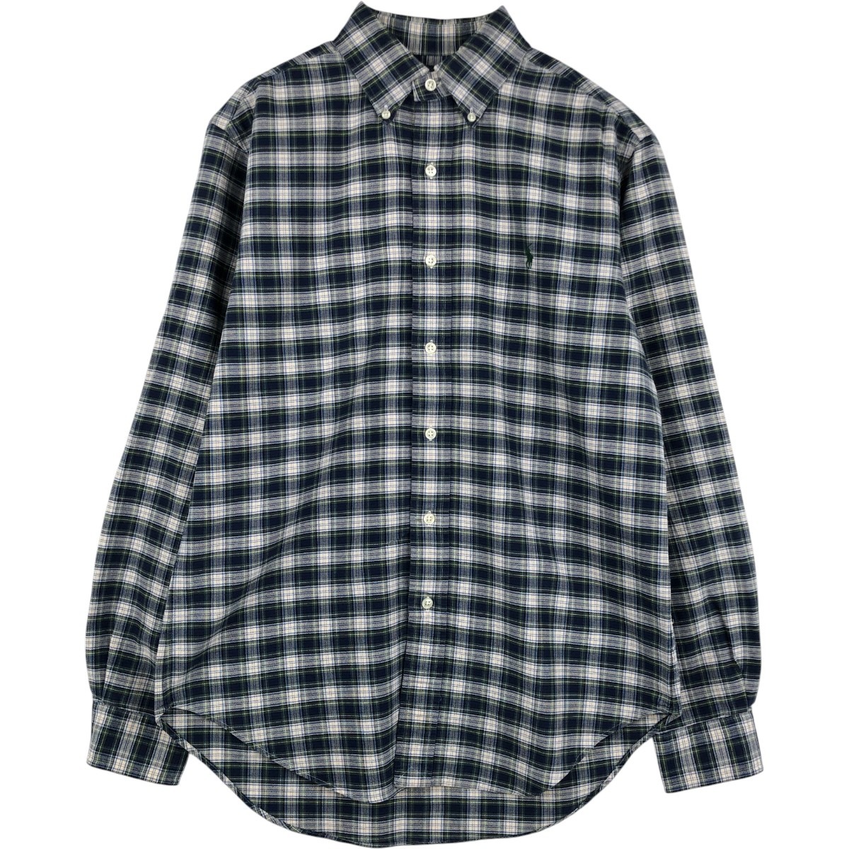Ralph Lauren/ラルフローレン CLASSIC FIT 長袖 ボタンダウンチェックシャツ