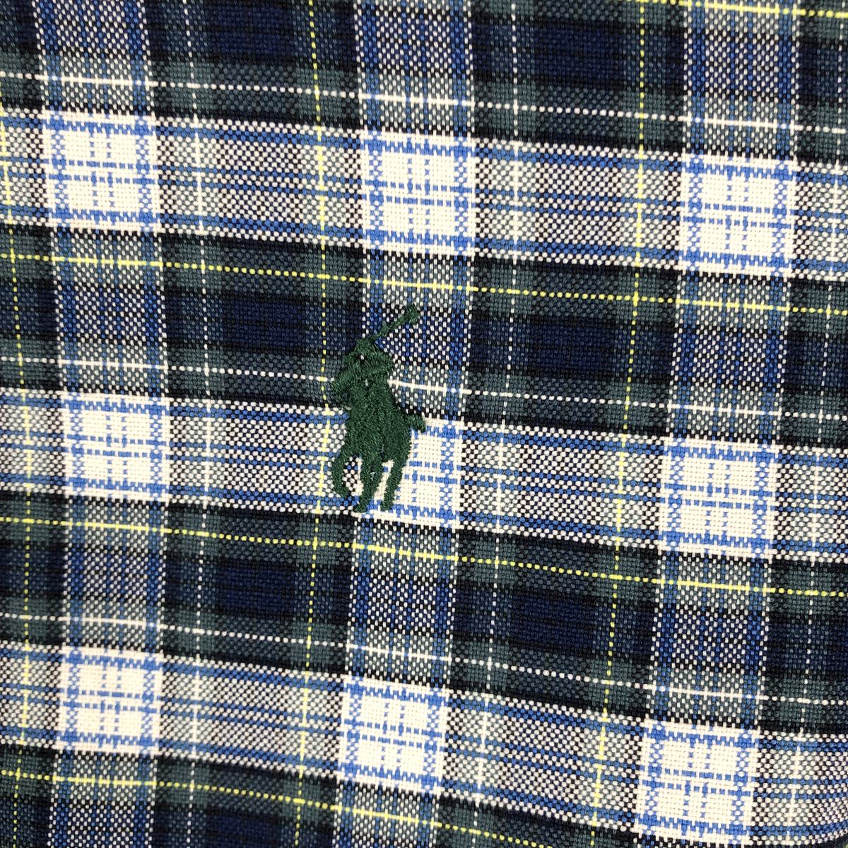 Ralph Lauren/ラルフローレン CLASSIC FIT 長袖 ボタンダウンチェックシャツ
