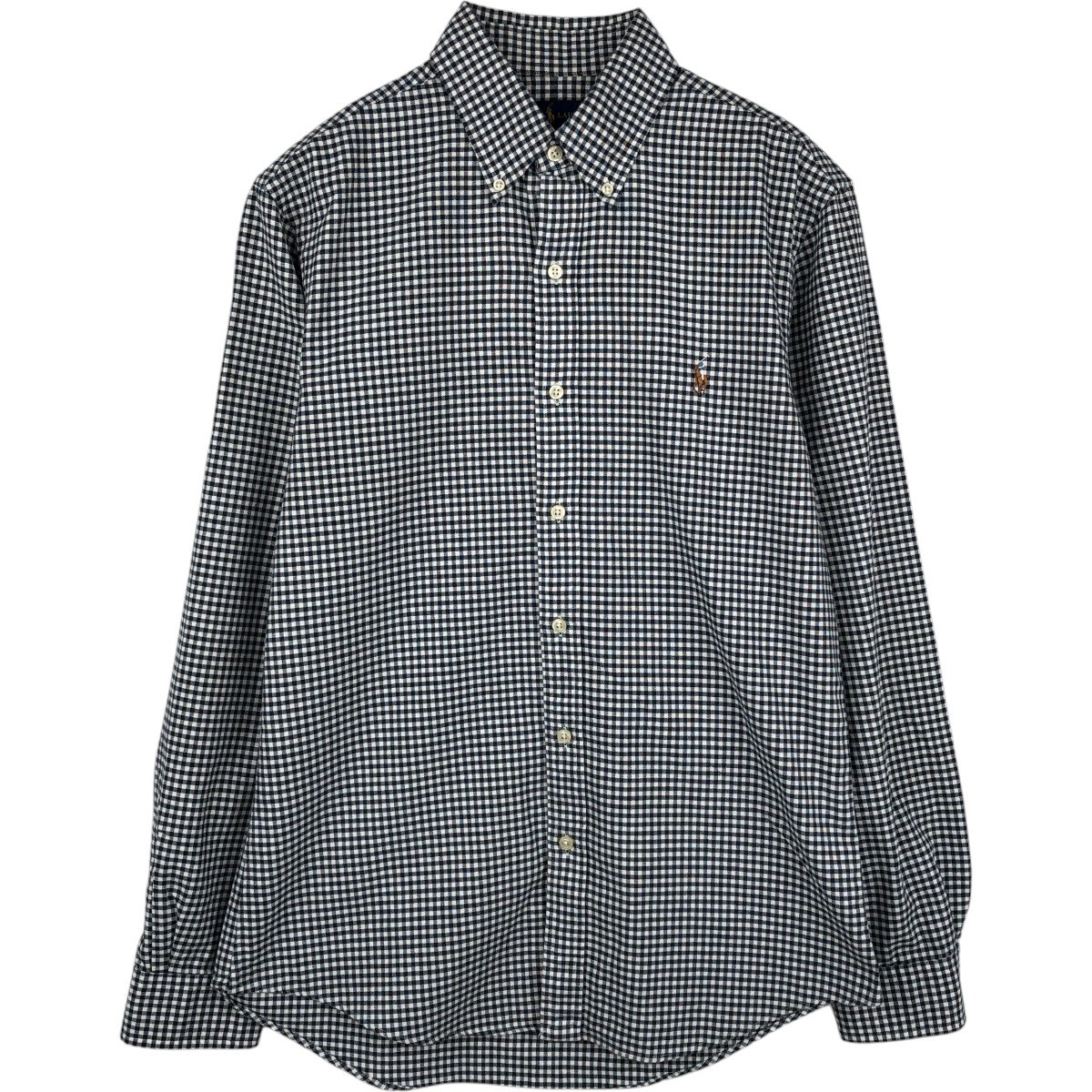 Ralph Lauren/ラルフローレン SLIM FIT 長袖 ボタンダウンチェックシャツ