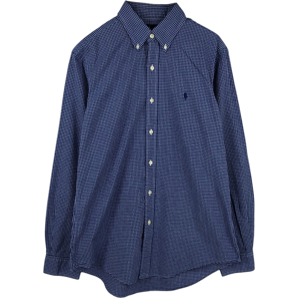 Ralph Lauren/ラルフローレン CUSTOM FIT 長袖 ボタンダウンチェックシャツ