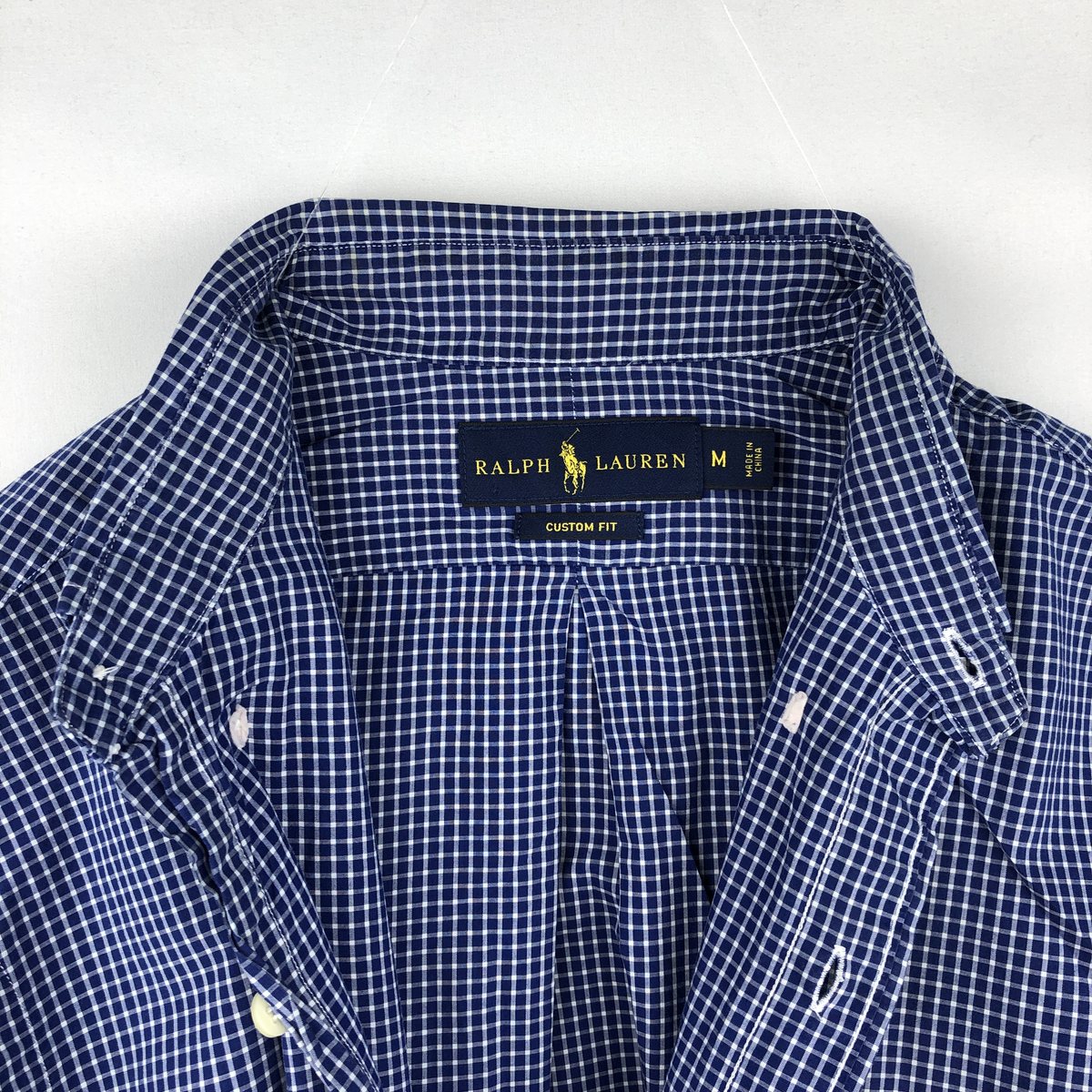 Ralph Lauren/ラルフローレン CUSTOM FIT 長袖 ボタンダウンチェックシャツ