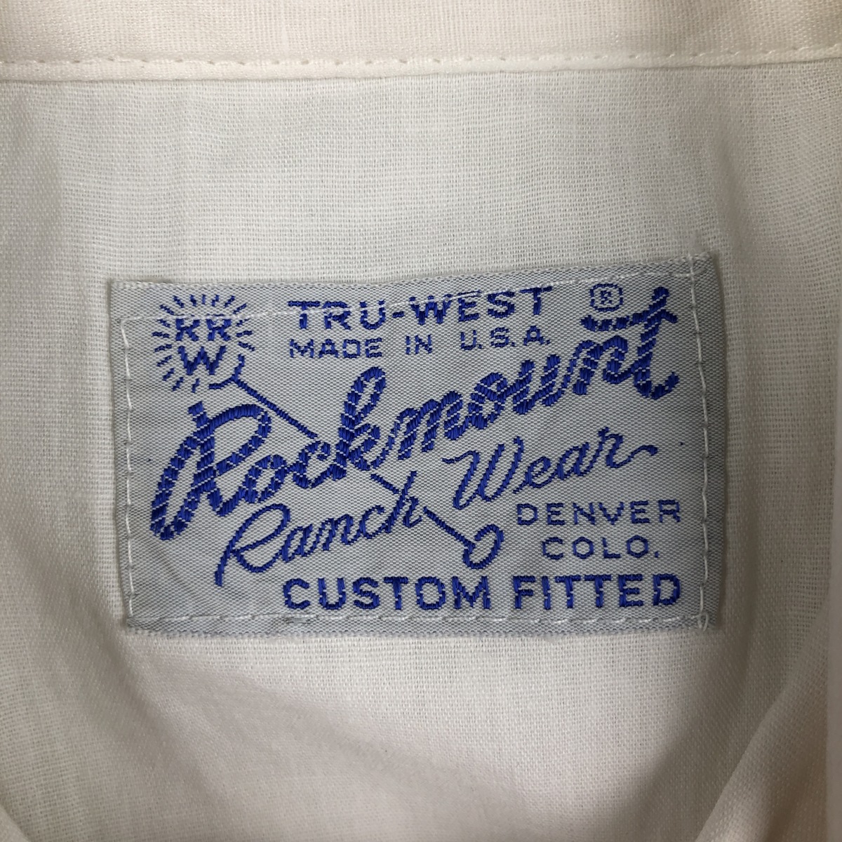 Rockmount Ranch Wear 長袖 ウエスタンシャツ