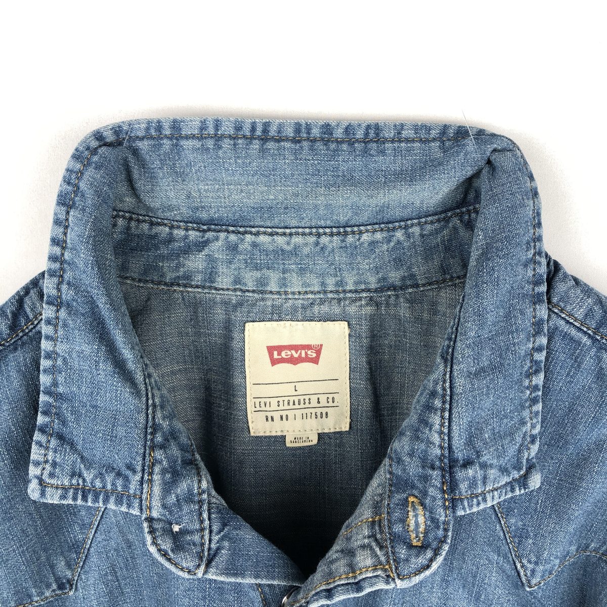 Levi's/リーバイス 長袖 デニムウエスタンシャツ