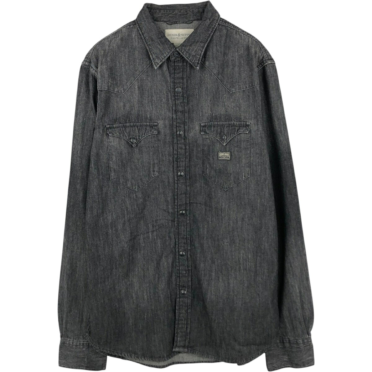 Ralph Lauren/ラルフローレン DENIM&SUPPLY デニム&サプライ 長袖 デニムウエスタンシャツ