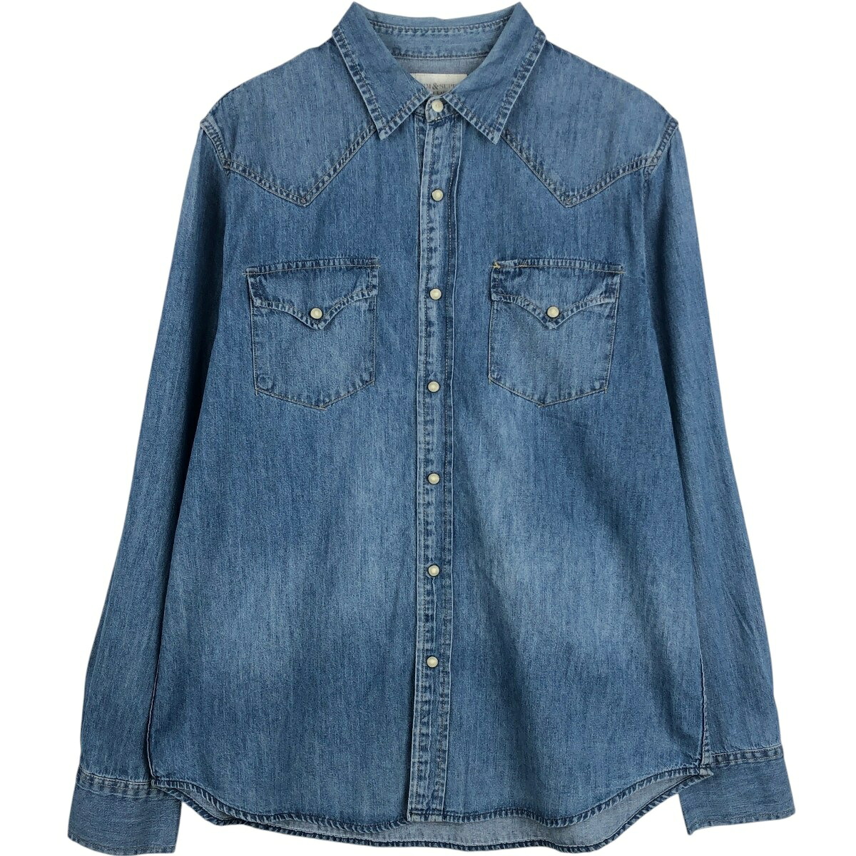 Ralph Lauren/ラルフローレン DENIM&SUPPLY デニム&サプライ 長袖 デニムウエスタンシャツ