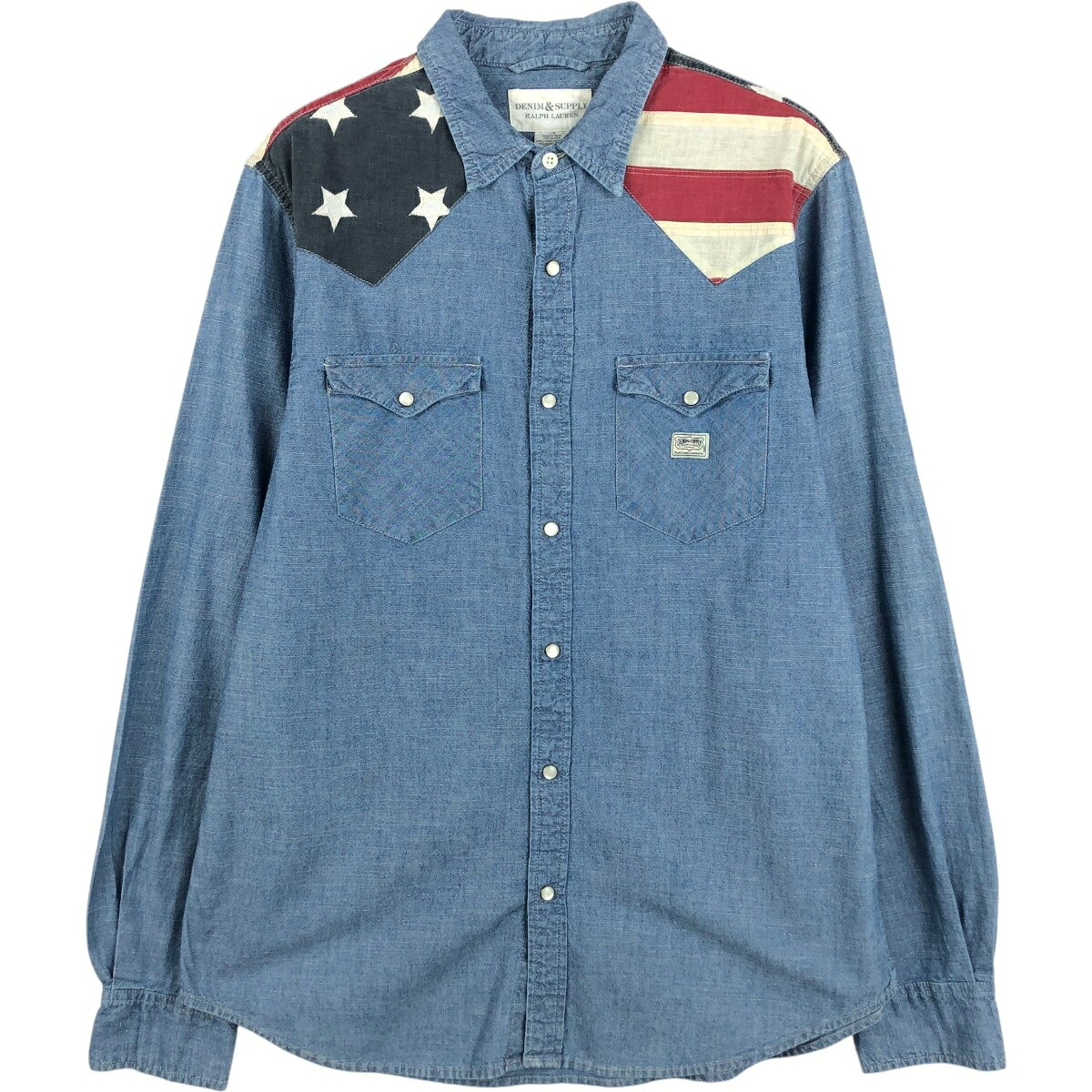 Ralph Lauren/ラルフローレン DENIM&SUPPLY  長袖 ウエスタンシャツ