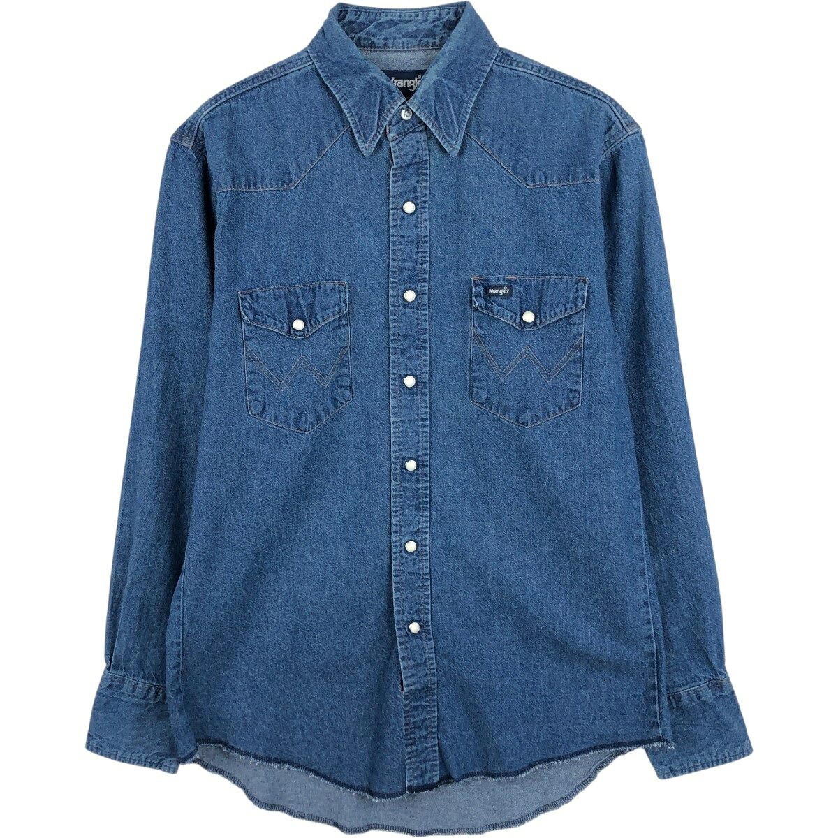 Wrangler/ラングラー REGULAR FIT 長袖 デニムウエスタンシャツ