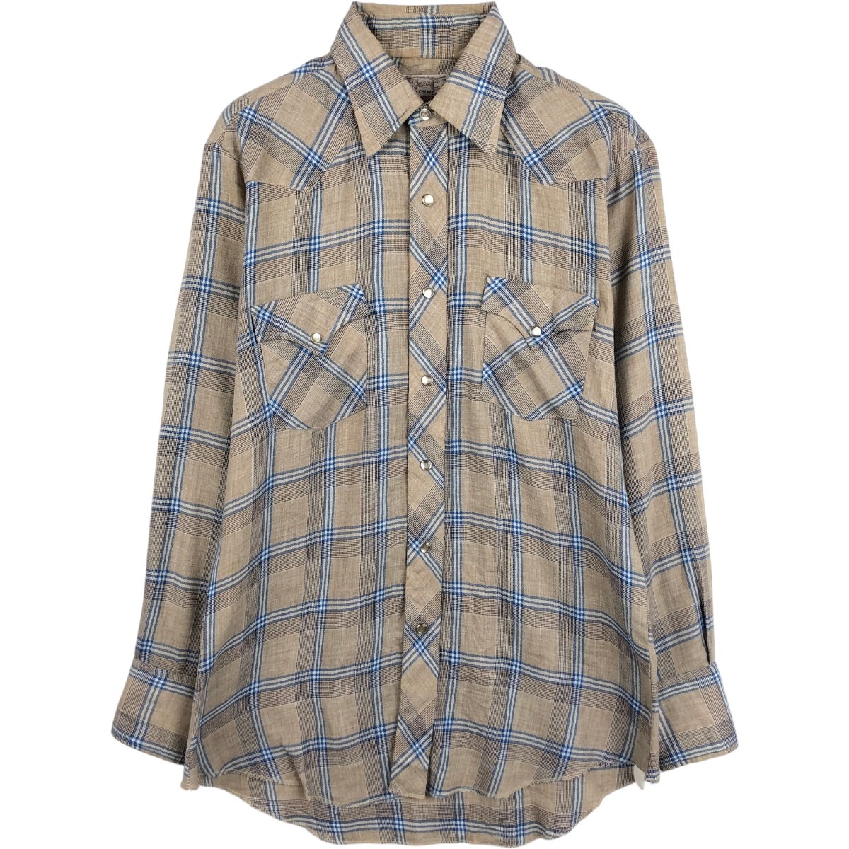 H BAR C/エイチバーシー RANCHWEAR Long Tail 長袖 ウエスタンシャツ