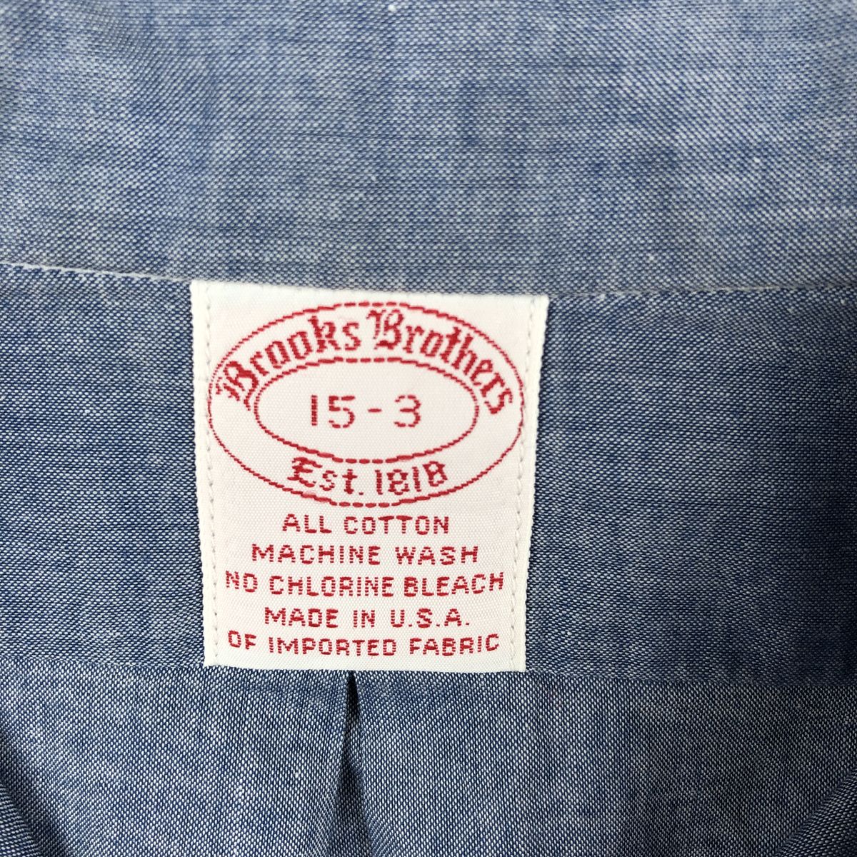古着 ～90年代 ブルックスブラザーズ Brooks Brothers Est.1818 長袖 コットンシャツ USA製 メンズM相当 ヴィンテージ /eaa676876 【中古】 【261012】