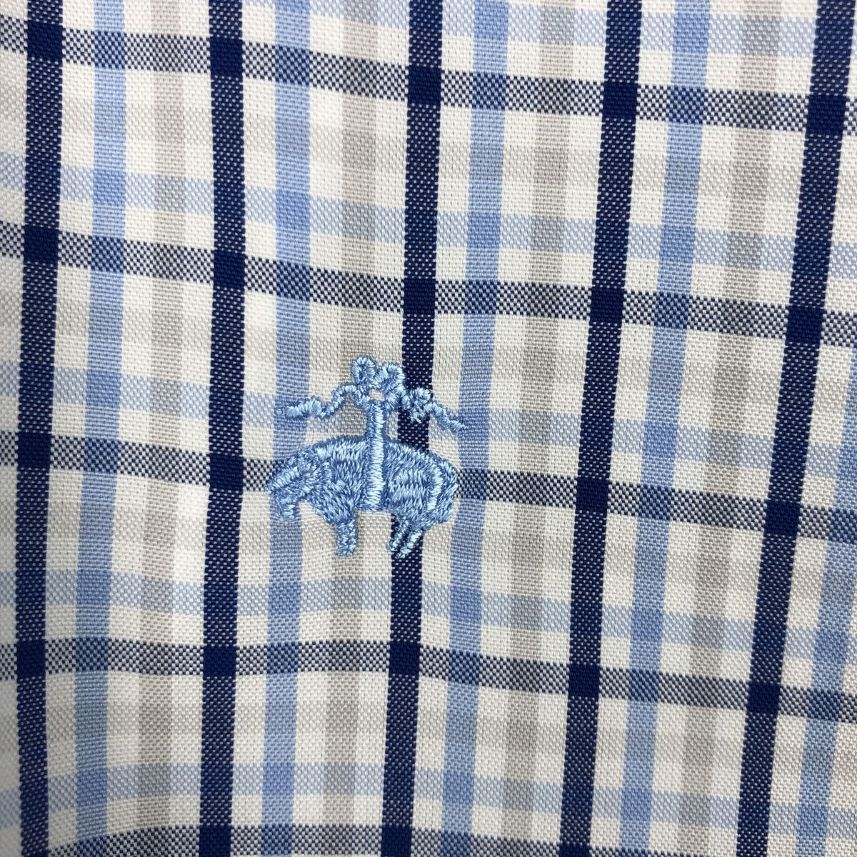 Brooks Brothers/ブルックスブラザーズ Est.1818 REGENT 長袖 ボタンダウンチェックシャツ