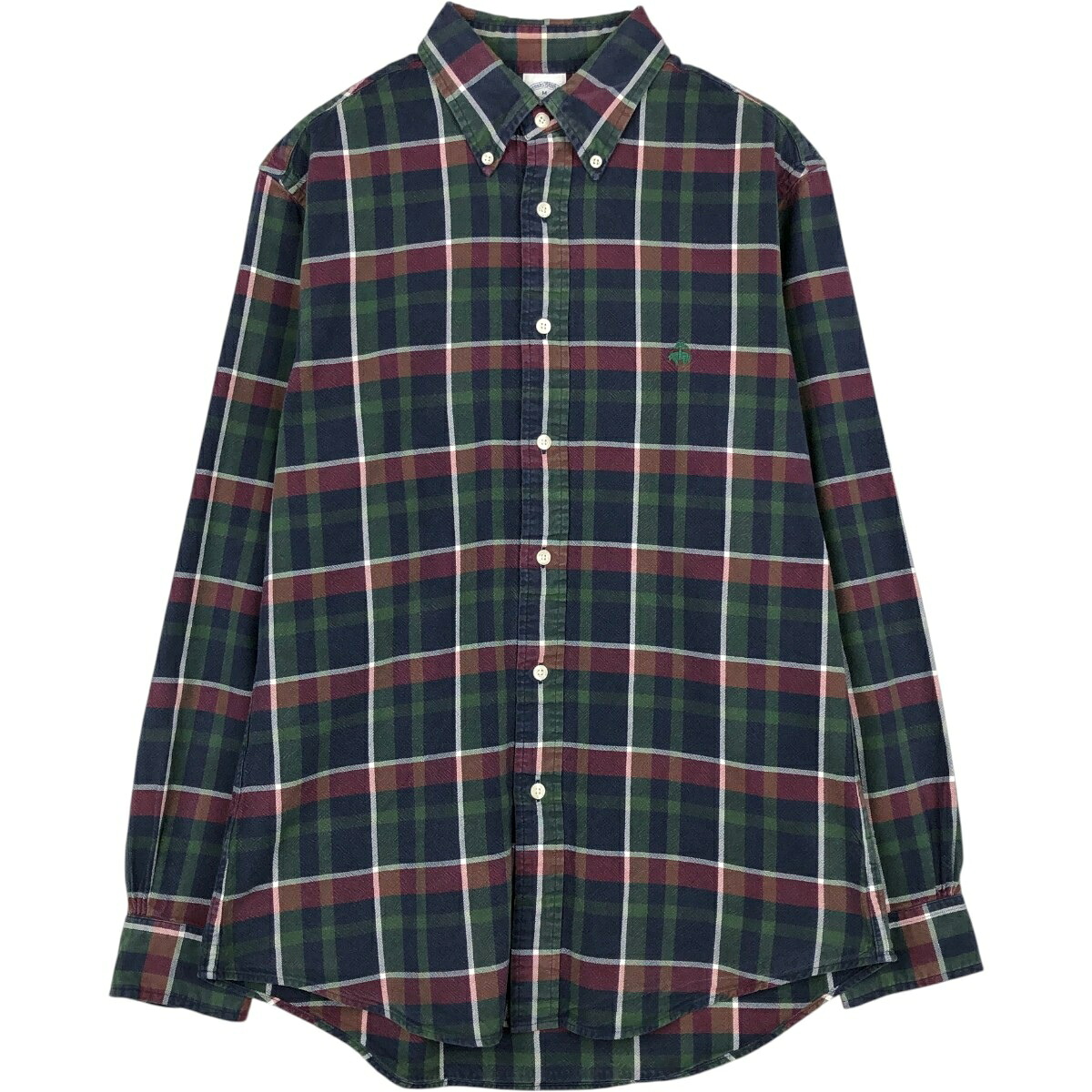 Brooks Brothers/ブルックスブラザーズ Est.1818 REGENT 長袖 ボタンダウンチェックシャツ