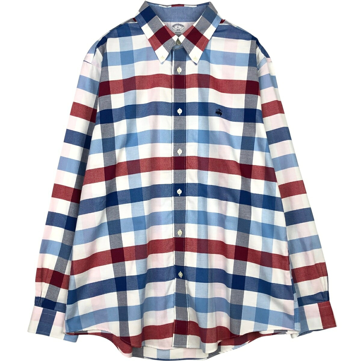Brooks Brothers/ブルックスブラザーズ 1818 REGENT 長袖 ボタンダウンチェックシャツ