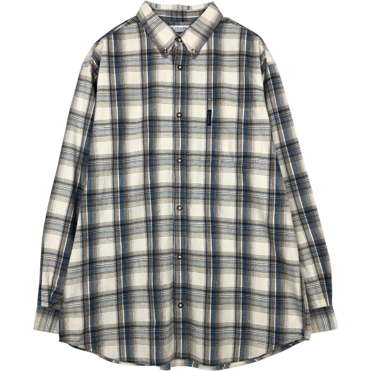 Columbia/コロンビア 長袖 ボタンダウンチェックシャツ