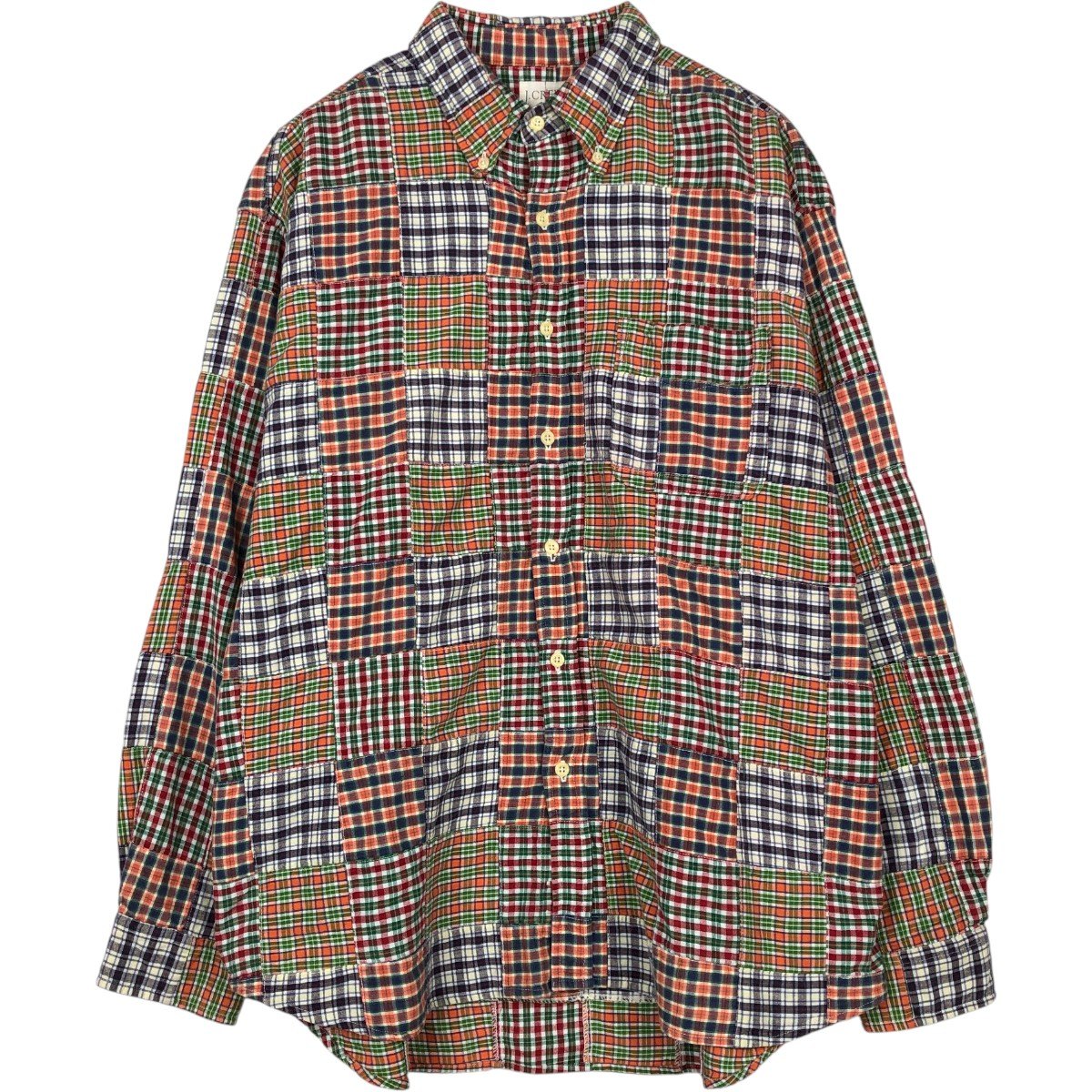 J.Crew/ジェイクルー 長袖 ボタンダウンチェックシャツ