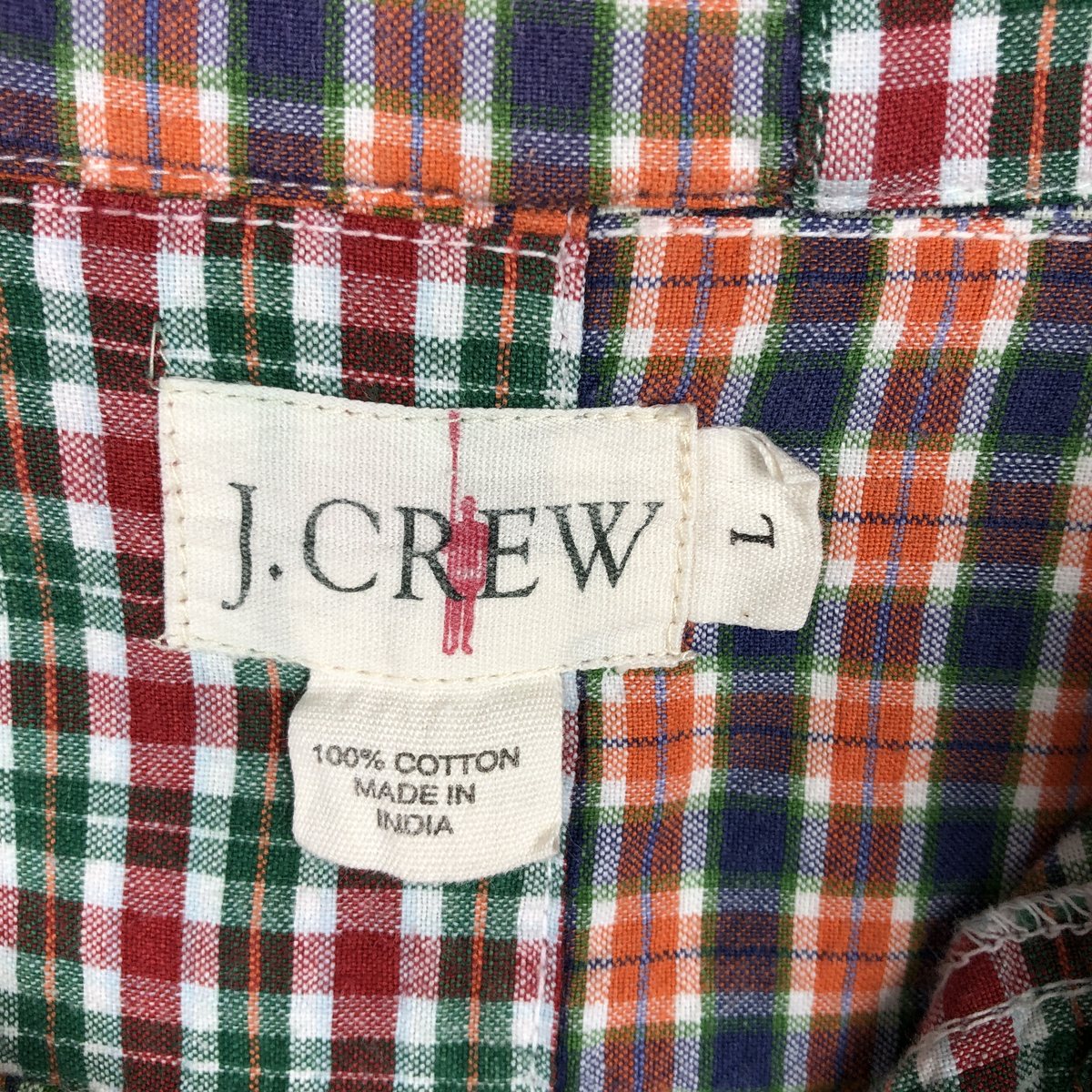 J.Crew/ジェイクルー 長袖 ボタンダウンチェックシャツ