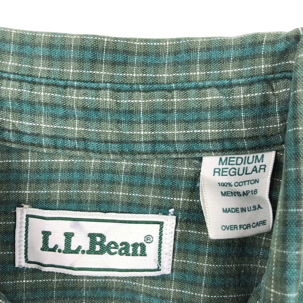 L.L.Bean/エルエルビーン 長袖 コットンチェックシャツ