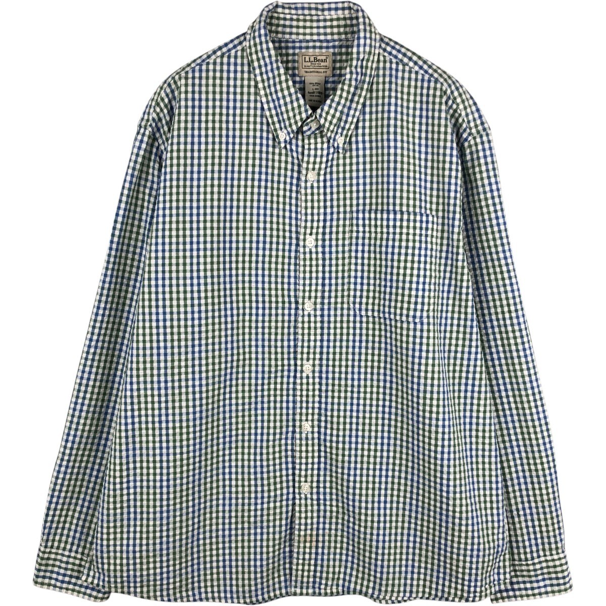 L.L.Bean/エルエルビーン TRADITIONAL FIT 長袖 ボタンダウンシャツ