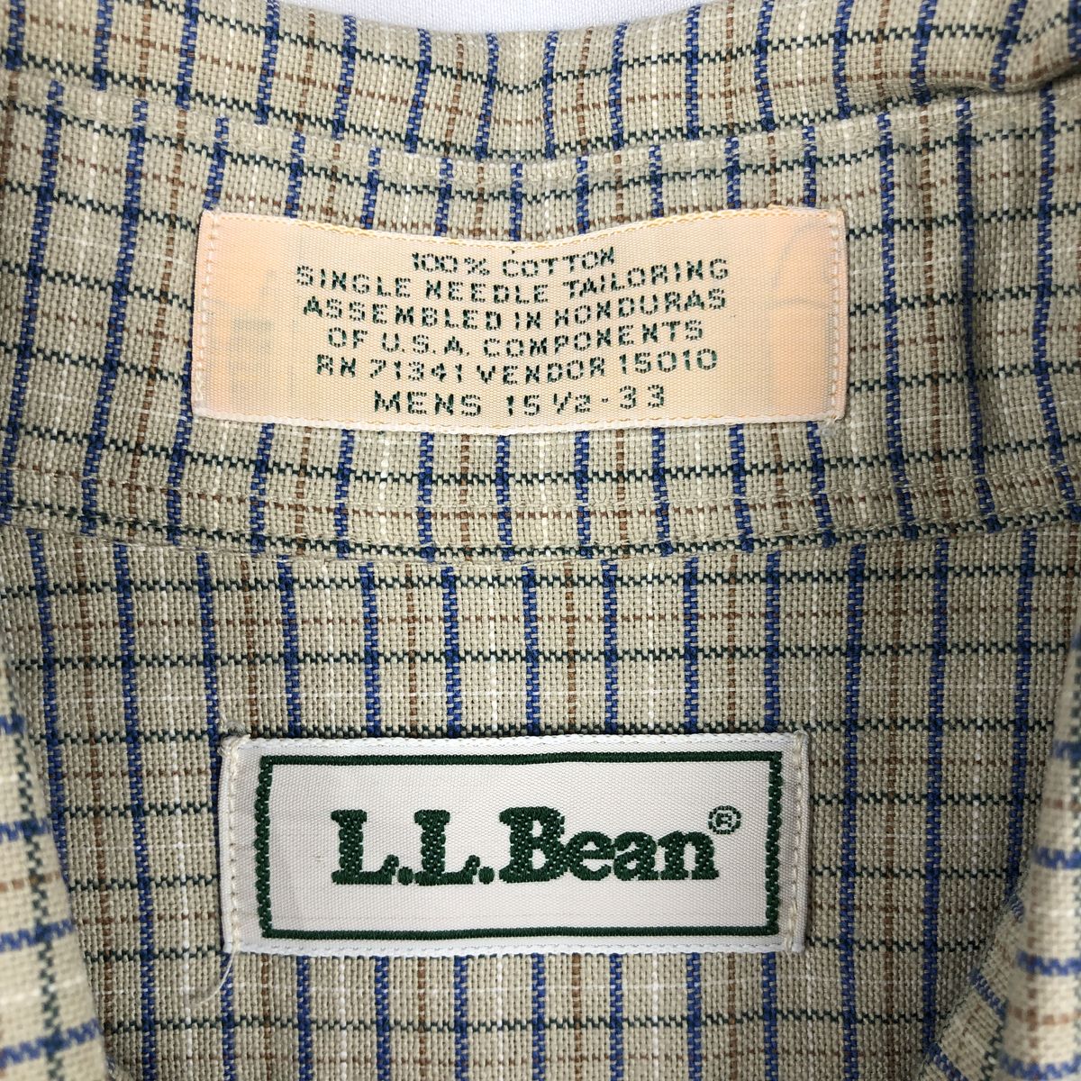 古着 ～90年代 エルエルビーン L.L.Bean 長袖 ボタンダウンチェックシャツ メンズM相当 ヴィンテージ /eaa677037 【中古】 【261015】