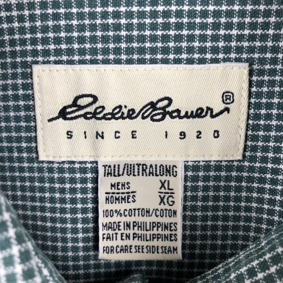 古着 90年代～ エディーバウアー Eddie Bauer 長袖 ボタンダウンチェックシャツ メンズXL相当 ヴィンテージ /eaa677039 【中古】 【261015】