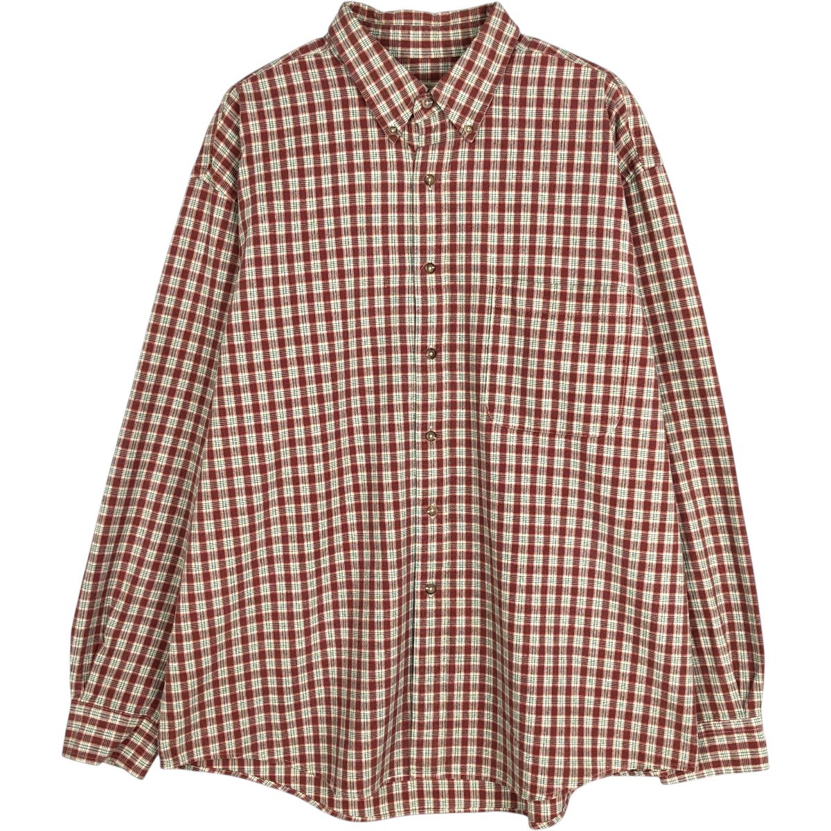 Eddie Bauer/エディーバウアー 長袖 ボタンダウンチェックシャツ