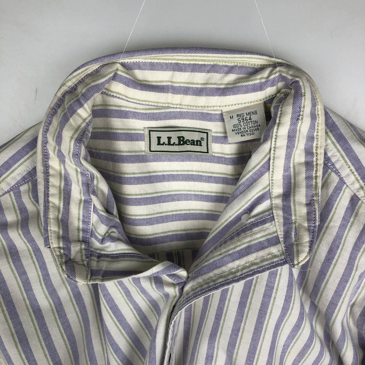 L.L.Bean/エルエルビーン 長袖 ボタンダウンストライプシャツ
