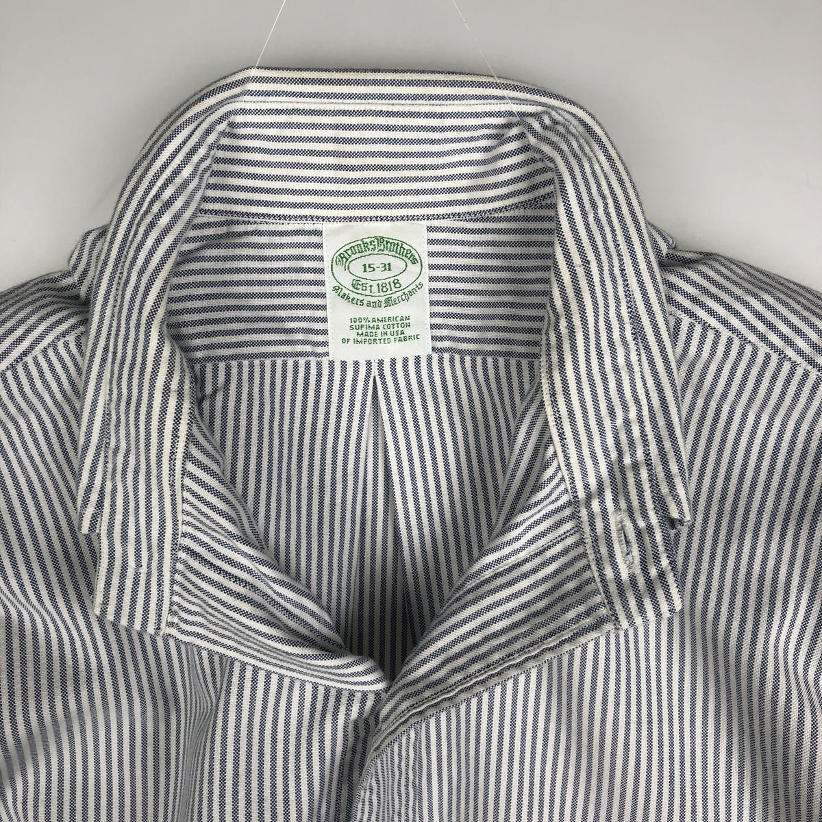 古着 90年代 ブルックスブラザーズ Brooks Brothers 長袖 ボタンダウンストライプシャツ USA製 メンズM相当 ヴィンテージ /eaa677045 【中古】 【261016】